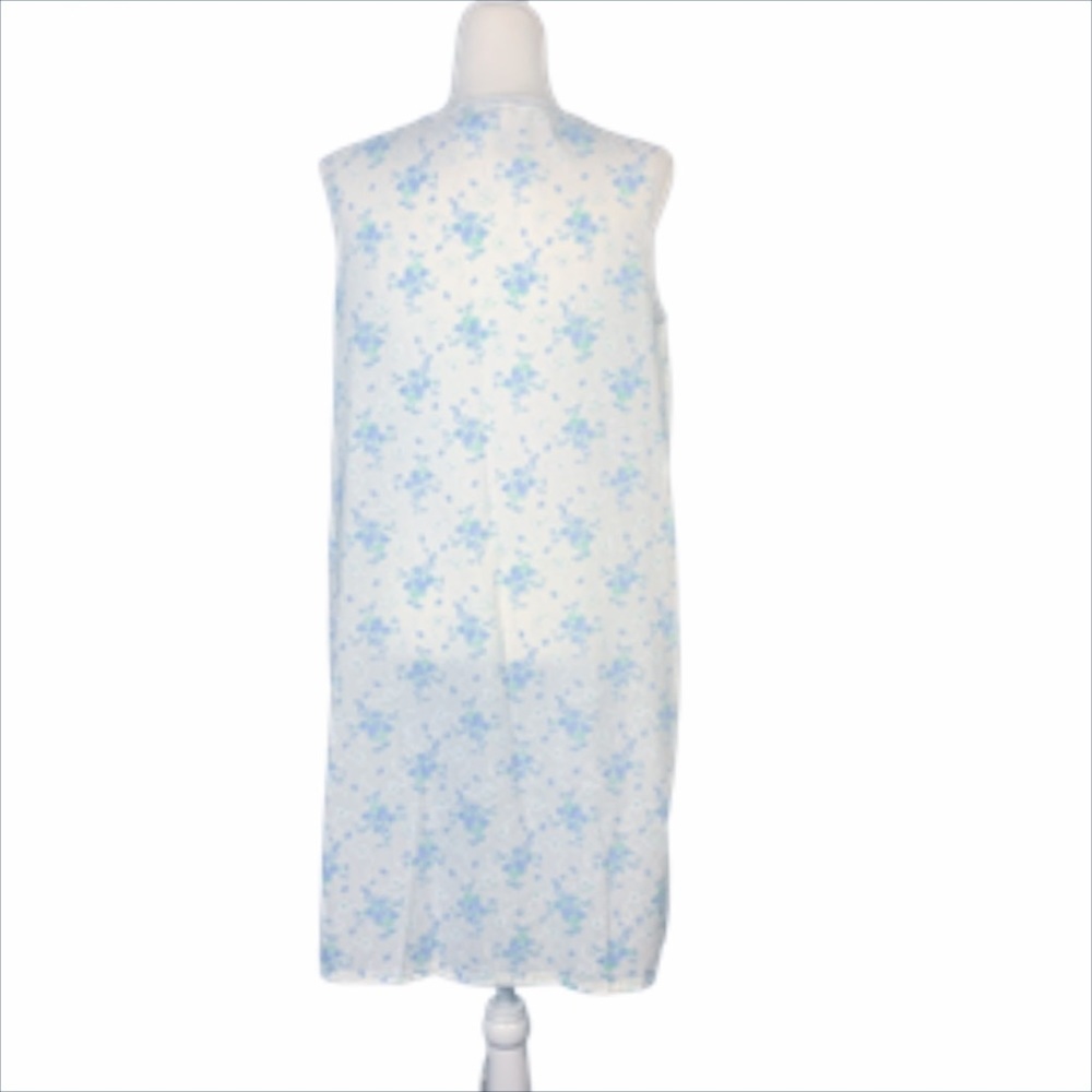 Willow Creek Vintage Nightgown 80's Forget Me Nots Floral Med/Large - Picture 3 of 8